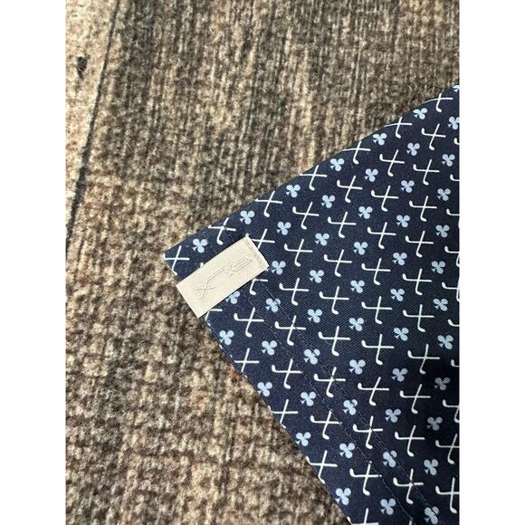 RLX Ralph Lauren Mens Golf Clubs Spades Navy Blue Performance Polo Shirt - Picture 8 of 9